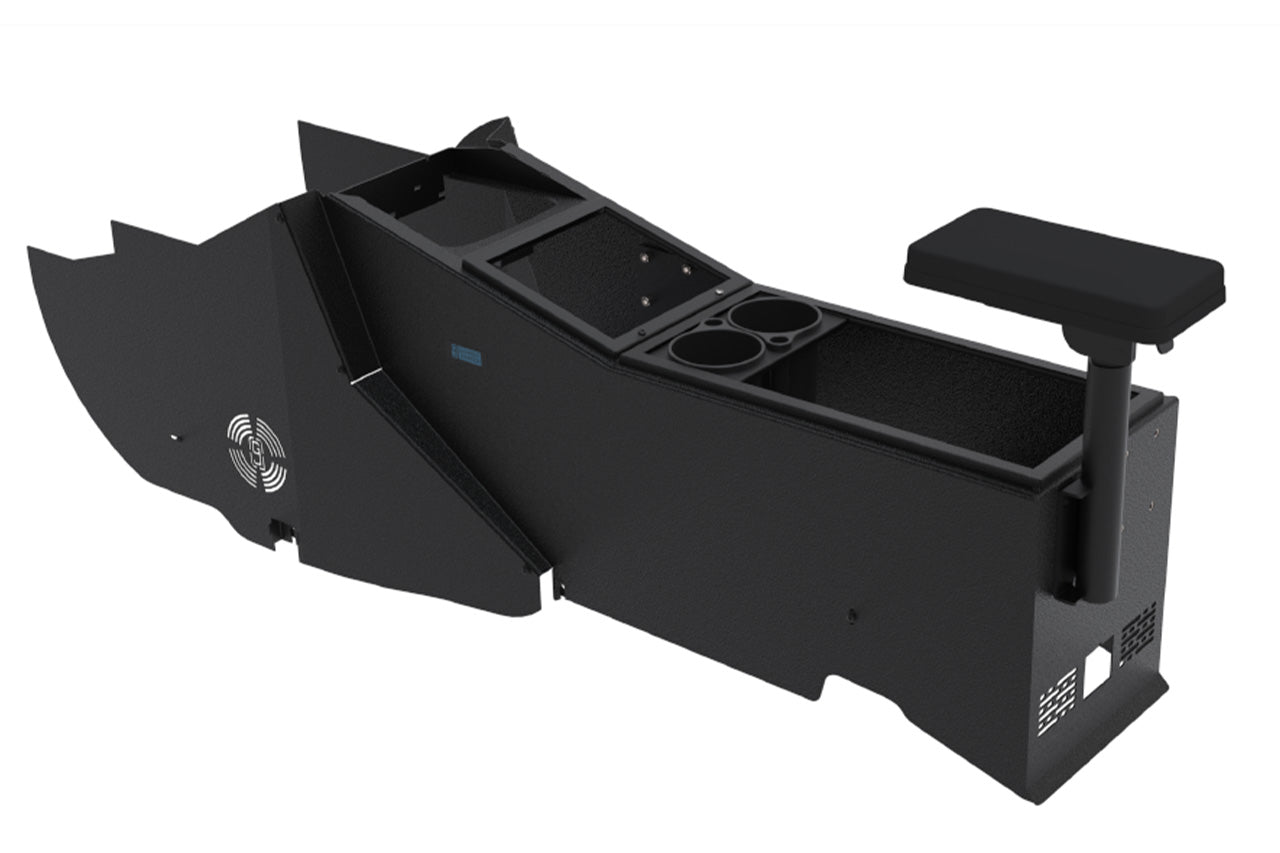 Rivian R1T / R1S Center Console for Upfit Municipal / Police / Emergency Tactical Usage - Gamber Johnson