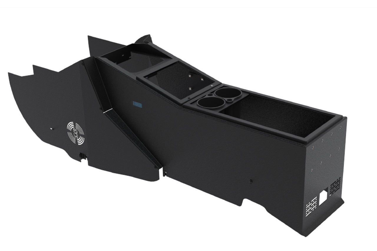 Rivian R1T / R1S Center Console for Upfit Municipal / Police / Emergency Tactical Usage - Gamber Johnson