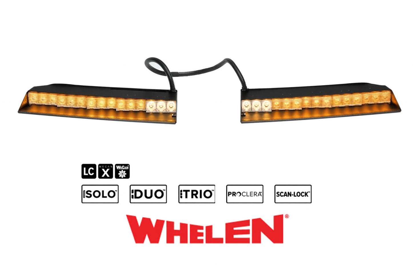 Whelen Amber LED Inner Edge FST Lightbar Bolt-on Mount Kit for Contractor / Construction Rivian R1S / R1T Windshield Fitment