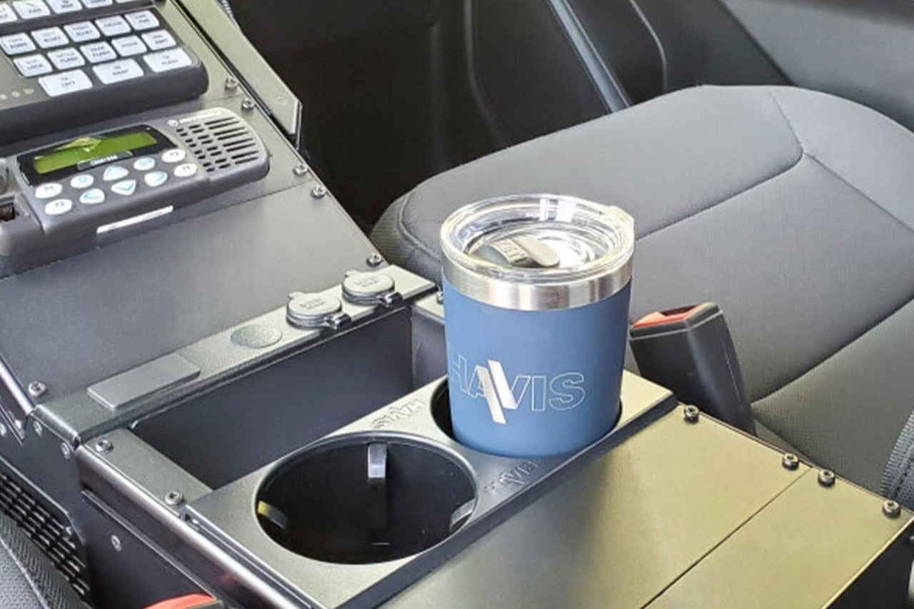 Havis Center Console Self-Adjusting Double Cup Holder - Tesla / Others