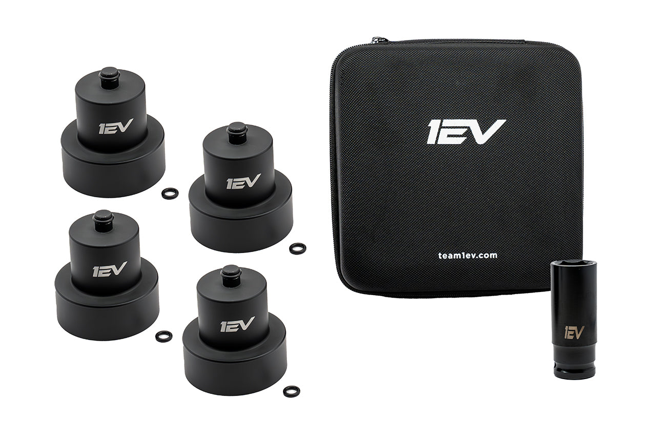 Team 1EV RMaxx Heavy Duty Vehicle Lift / Jack Pad Pucks for Rivian R1S / R1T