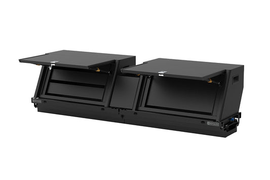 RMAXX Heavy Duty Gear Tunnel Dual Slide Out Trolley Sled & Storage Chests & Boxes for Rivian R1T