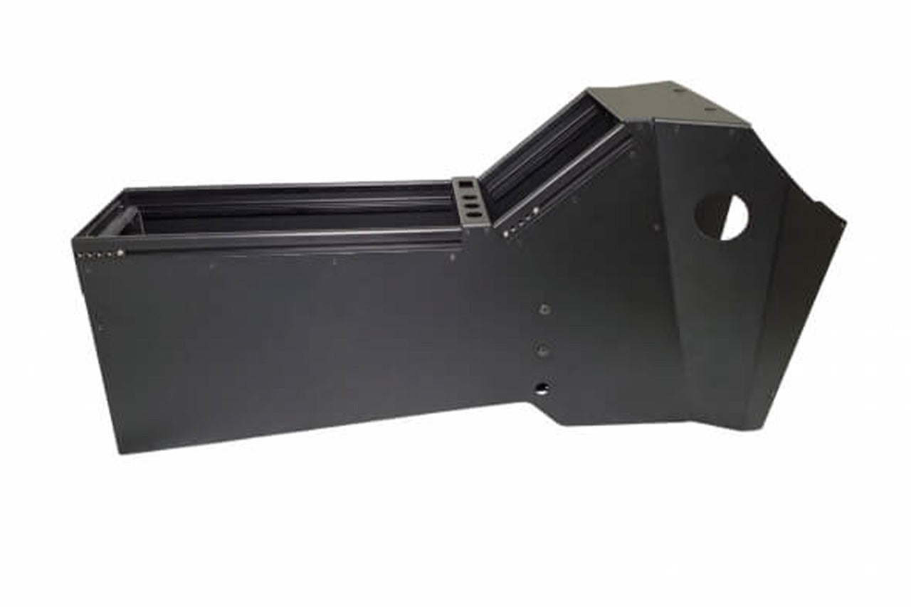 Tesla Model 3 Havis Vehicle-Specific 27″ Angled Center Console for Patrol Car Radio & Light / Siren Controllers