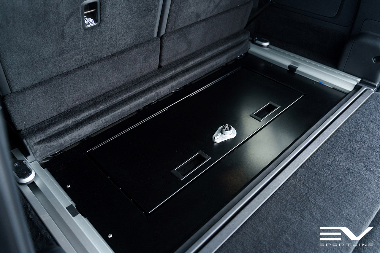 gear vault RMAXX Rear Lower Cargo Storage Secure Gun / Gear Vault for Rivian R1S – Patrol EV