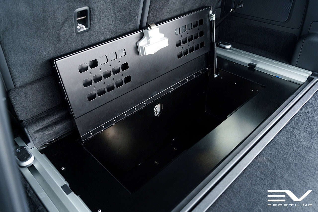 Rivian R1S - RMAXX Rear Lower Cargo Storage Secure Gun / Gear Vault