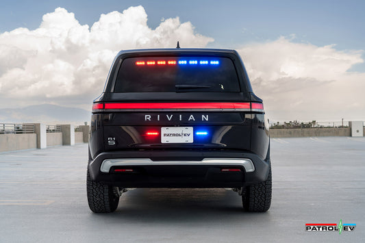 Whelen Inner Edge RST Lightbar Bolt-on Mount Kit for Rivian R1S Rear Hatch Window Fitment