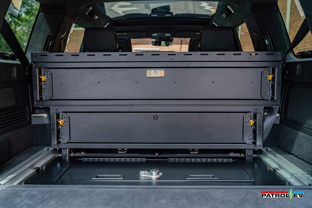 Rear Cargo Drawer Storage Command Box for Rivian R1S - Vehicle Specific Bolt-in