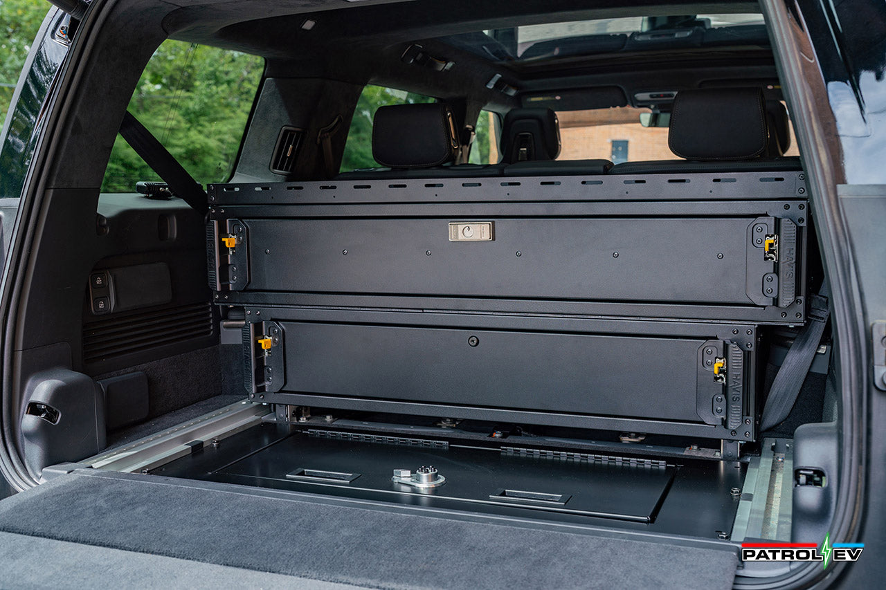 Rear Cargo Drawer Storage Command Box for Rivian R1S - Vehicle Specific Bolt-in