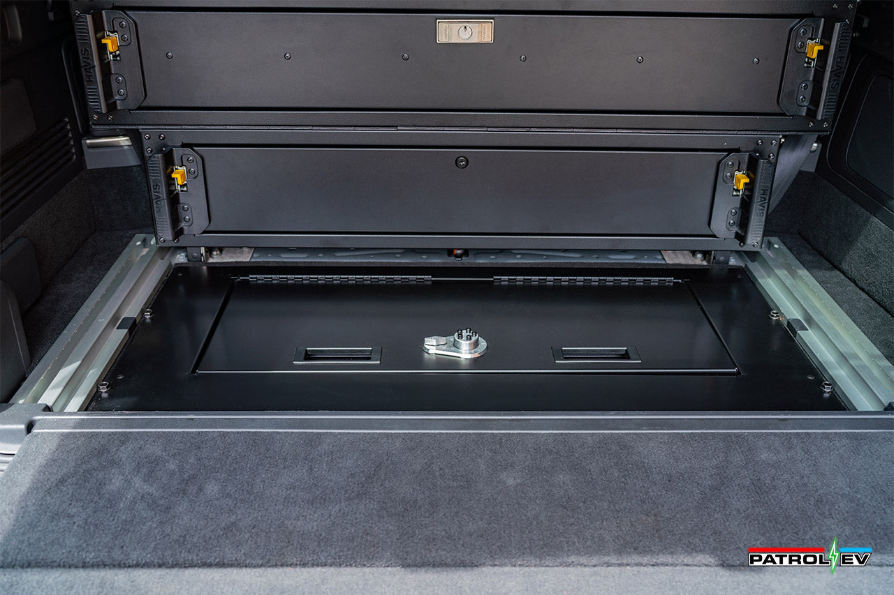 RMAXX Rear Lower Cargo Storage Secure Gun / Gear Vault for Rivian R1S