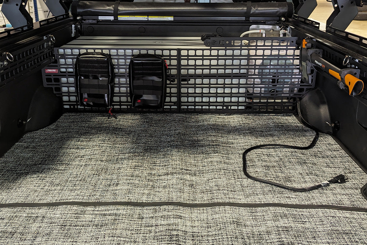 Fully Integrated 40 Gallon Pressurized and Heated Water System for Rivian R1T