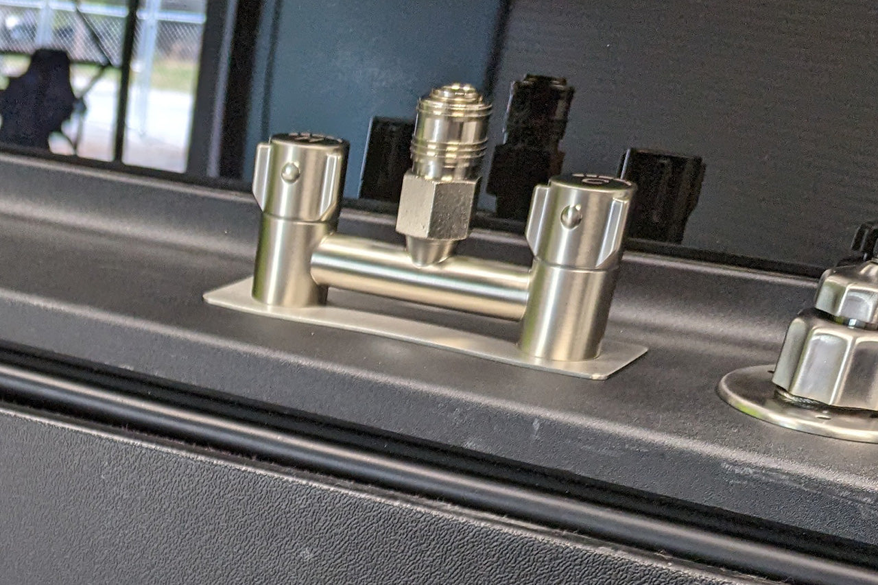 Fully Integrated 40 Gallon Pressurized and Heated Water System for Rivian R1T