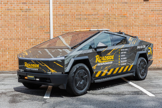 Emergency Roadside Responder Cybertruck Upfit & Whelen Lighting Package