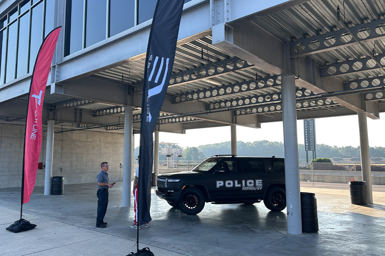 Patrol EV Showcases Rivian R1S Police Demo Vehicle at Police Fleet Exp