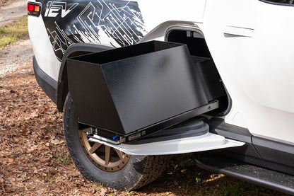 Rivian R1T RMAXX Heavy Duty Gear Tunnel Dual Slide Out Trolley Sled & Storage Chests & Boxes