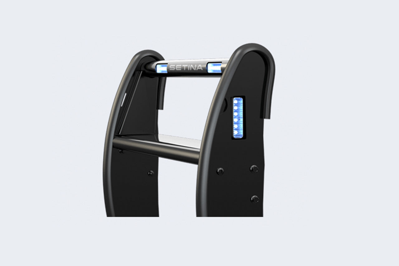 Setina Tesla Police Upfit Aluminum Push Bumper & Fender Guards for Tesla Model Y