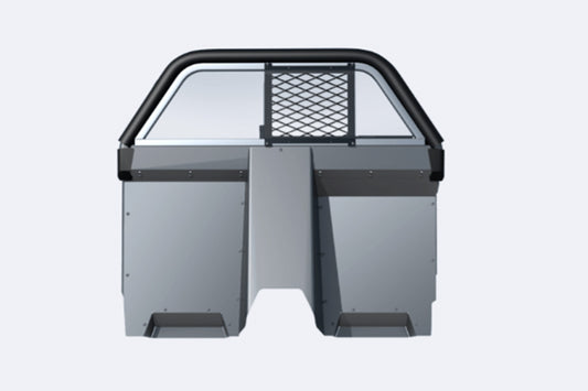 Setina Tesla Police Upfit Prisoner Partition for Tesla Model Y - #10DXL Coated Poly Double Partition