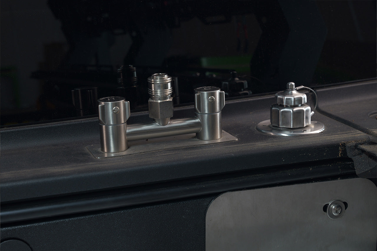 Fully Integrated 40 Gallon Pressurized and Heated Water System for Rivian R1T