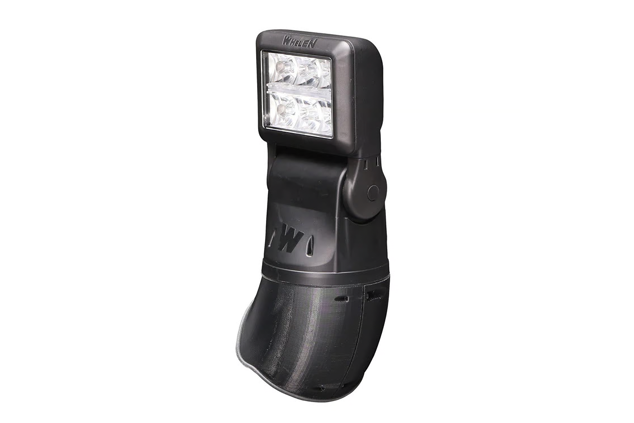 Whelen Arges Remote Articulating Control Spotlight for Tesla Model Y Front Fender