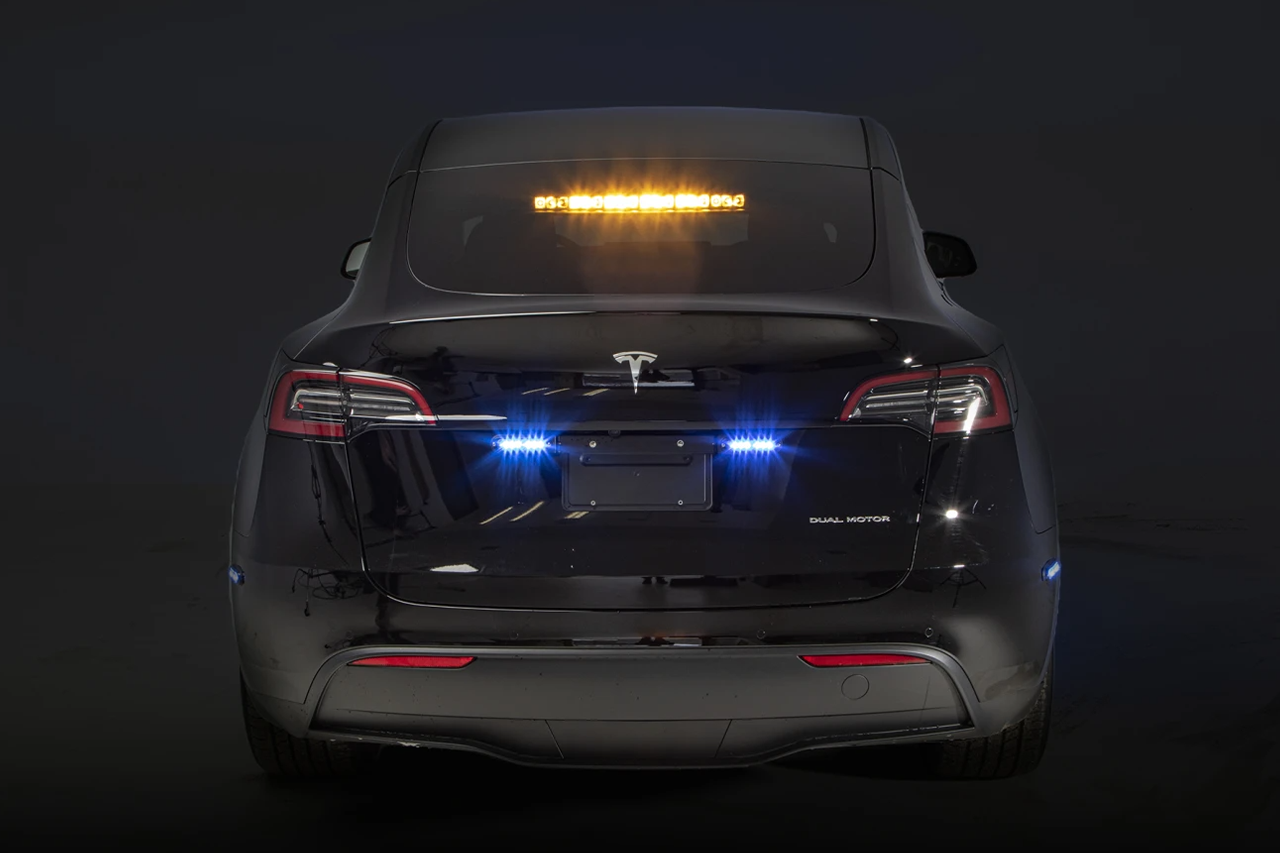 Whelen LED Inner Edge RST WeCanX Lightbar Bolt-on Mount Kit for Police & Emergency Tesla Model Y Upfit
