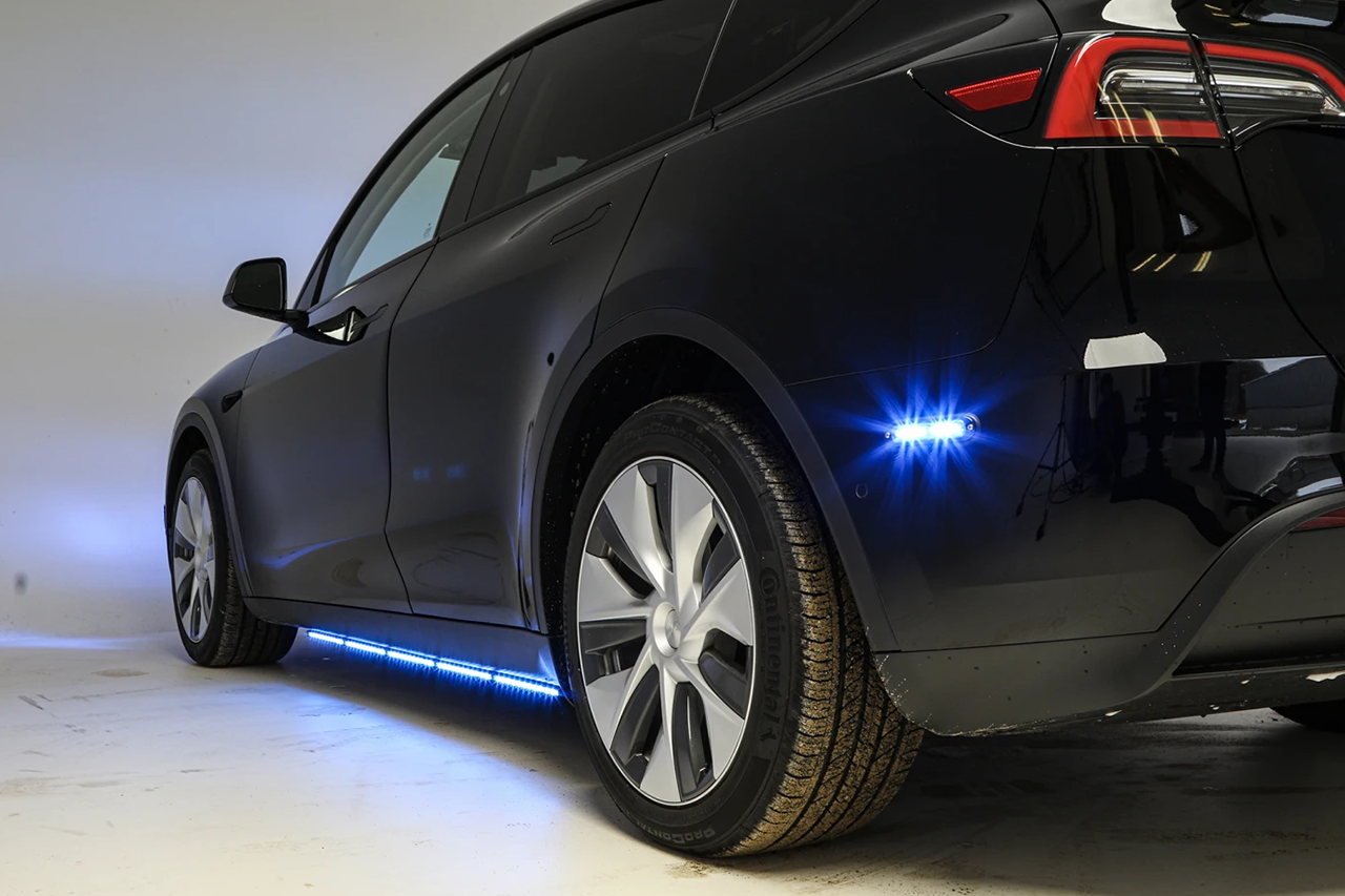 Whelen LED Tracer Undercarriage WeCanX Lightbar Bolt-on Mount Kit for Police & Emergency Tesla Model Y Upfit