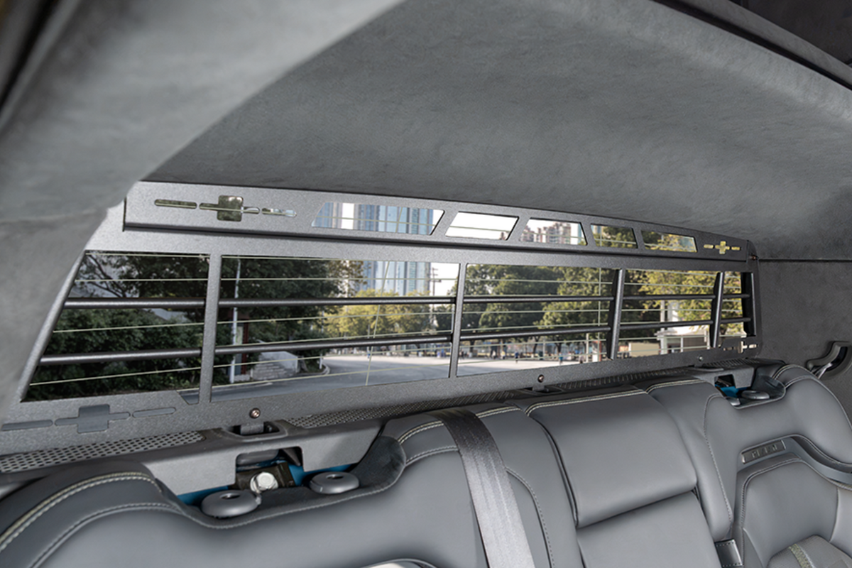 Gamber-Johnson Passenger / Prisoner Rear Cab Window Guard for Rivian R1T