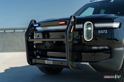 Rivian R1T / R1S  Utility Steel Push Bumper - Upfit Municipal / Police / Emergency Tactical Usage - Gamber Johnson