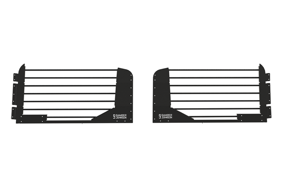 Gamber-Johnson Passenger / Prisoner Rear Door Window Guards for Rivian R1S / R1T