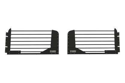 Gamber-Johnson Passenger / Prisoner Rear Door Window Guards for Rivian R1S / R1T