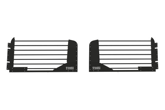 Gamber-Johnson Passenger / Prisoner Rear Door Window Guards for Rivian R1S / R1T