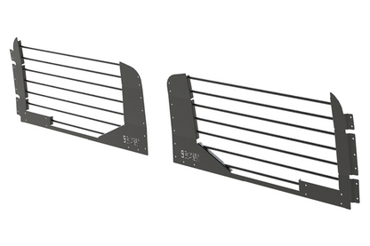 Gamber-Johnson Passenger / Prisoner Rear Door Window Guards for Rivian R1S / R1T