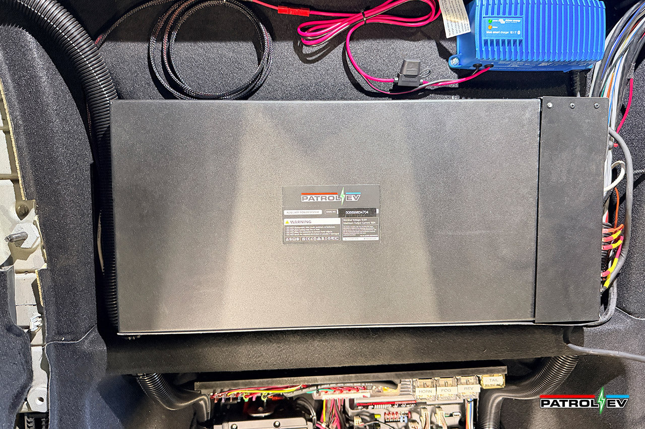 Tesla Auxiliary Power Unit System (APS) 12-Volt High Amperage / High Output Upfit Systems Supply