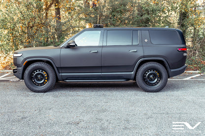 Team 1EV RMaxx Lightweight Aluminum Running Board Side Steps for Rivian R1T / R1S